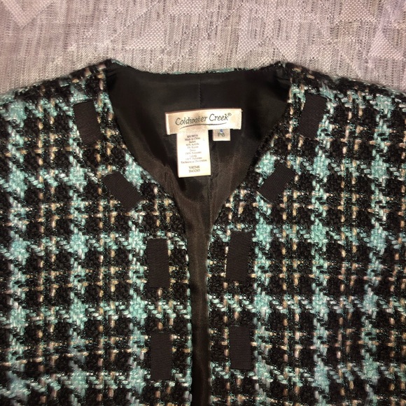 Coldwater Creek Tweed Design Blazer - Picture 5 of 8